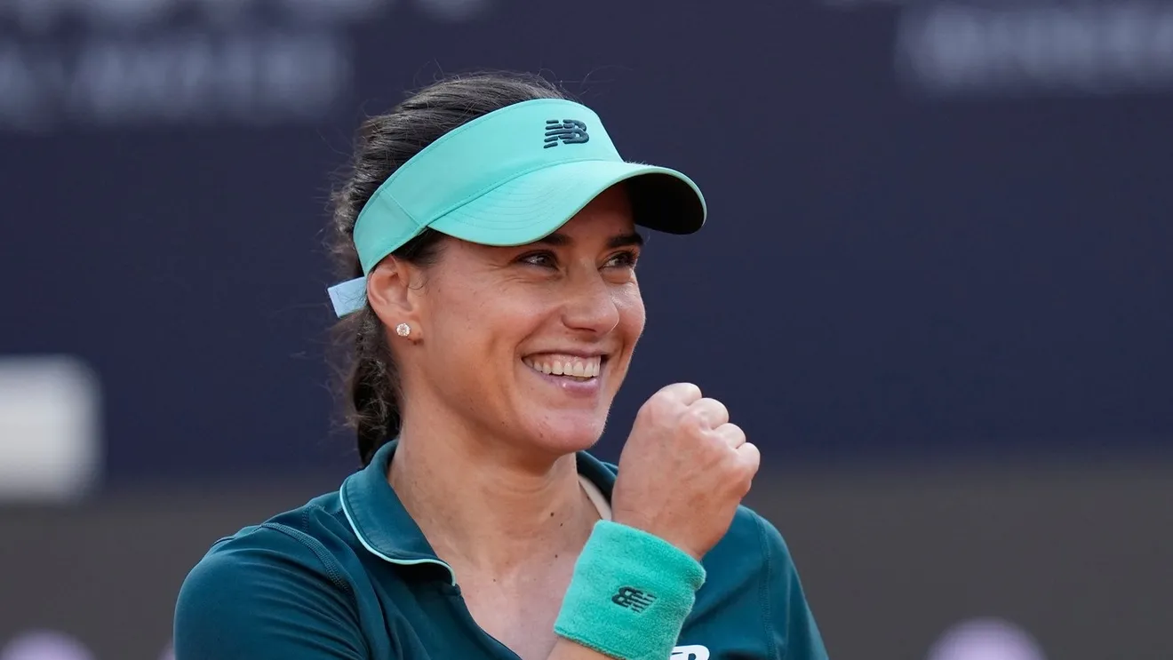 Sorana Cîrstea după victoria obținută împotriva Arynei Sabalenka la turneul WTA de la Roma