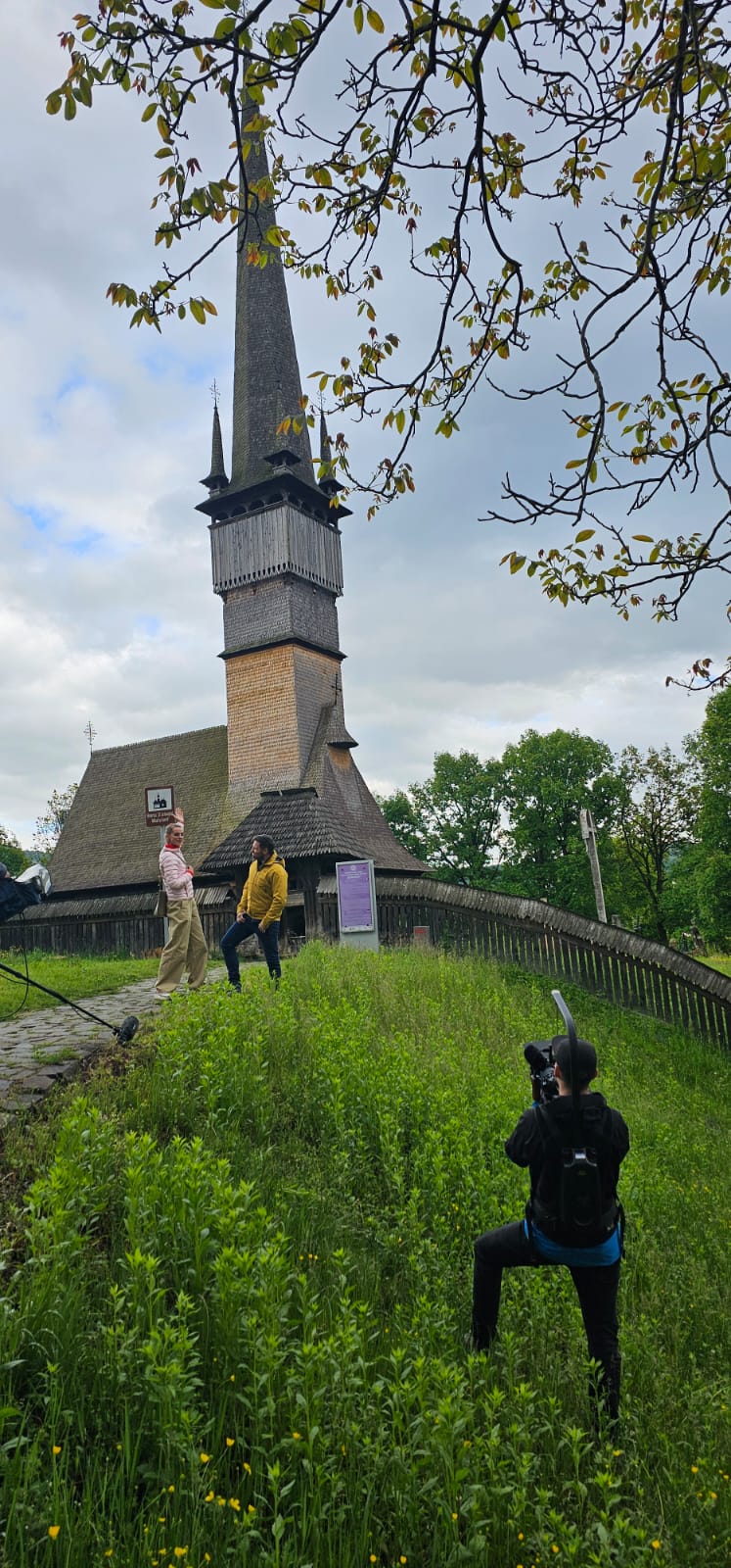 Muzeul Satului Baia Mare filmări pentru emisiunea Bedekr
