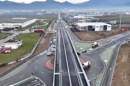 Pasajul suprateran de la Italsofa din Baia Mare a fost deschis pe 18 decembrie 2025.