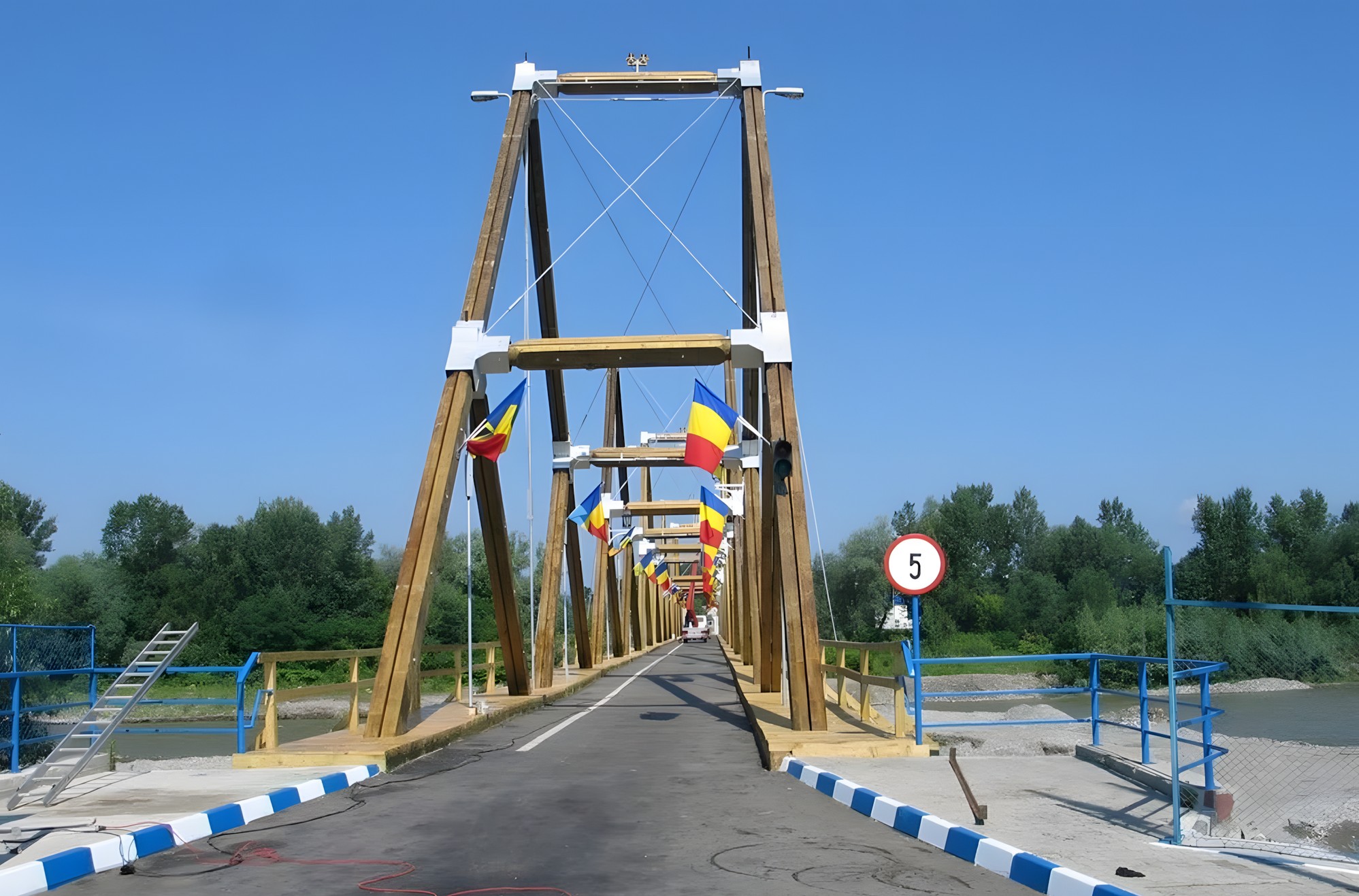 podul de la Sighet peste Tisa între Sighetu Marmației și Solotvino