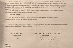 proces verbal sedinta consiliul local imputernicire istvan ludescher proces anghel condamnare curtea de apel cluj