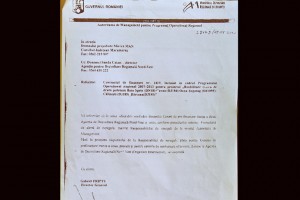 adresa ministerul dezvoltarii mircea man, drum baia sprie - barsana maramures
