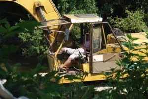 somn pe santier reparatii malul sasarului baia mare