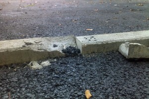 candva, cand inca nu incepuse criza, bordura a fost intreaga