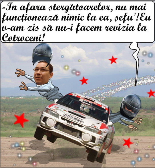accident victor ponta raliul iasului caricatura de mihai matei