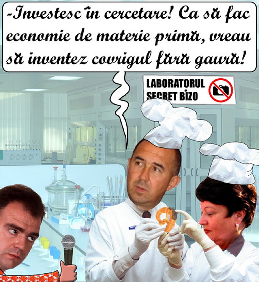 aurel bizo frizeaza desavarsirea, cautand covrigul fara gaura