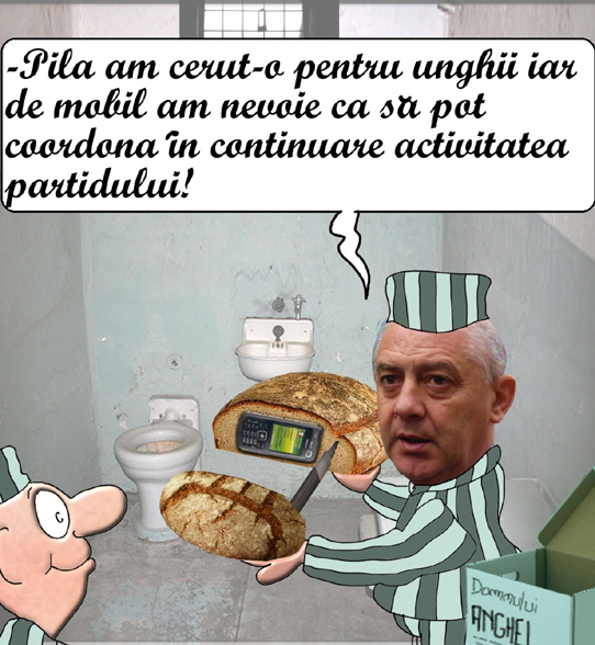 cristian anghel in inchisoare caricatura mihai matei