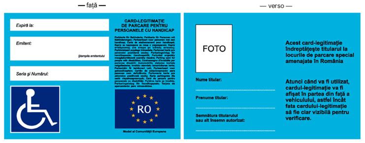 card european persoane cu handicap