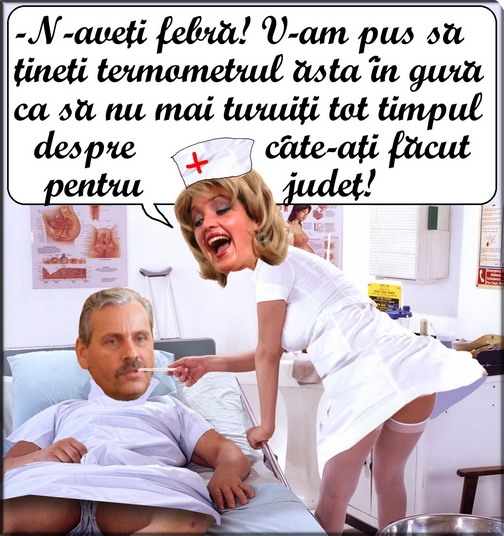 pres-ul mircea man nu are febra, dar un termometru in gura i s-ar potrivi de minune