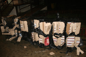 contrabanda cu tigari politia de frontiera decembrie