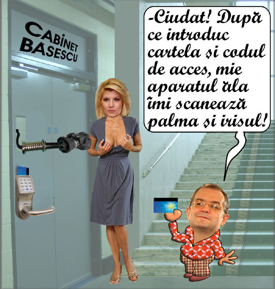 security scanner la intrarea in cabinetul prezidentului