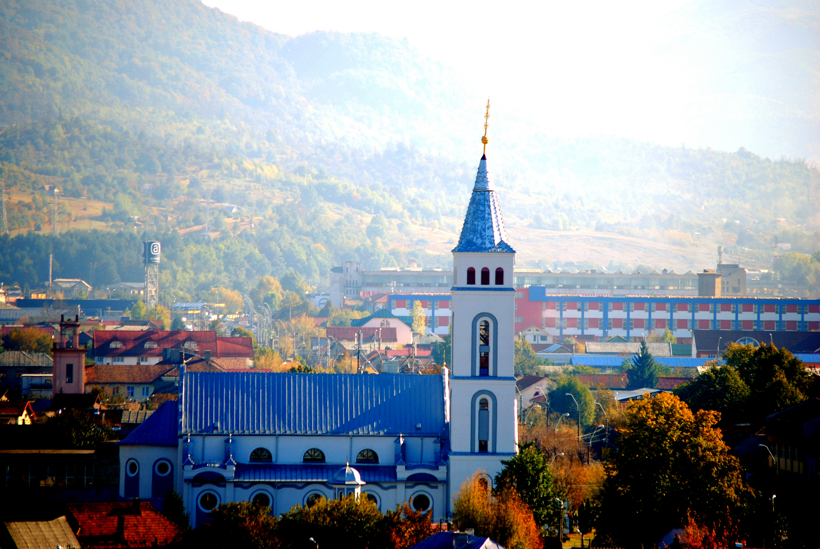 Catedrala Adormirea Maicii Domnului Baia Mare vedere panoramică
