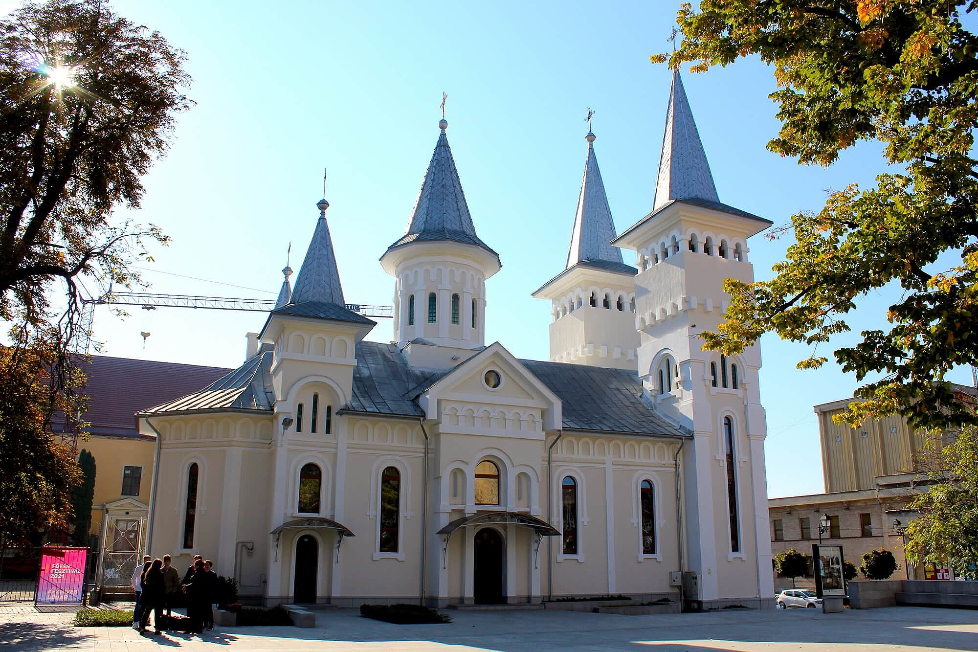 Biserica Sfântul Nicolae Baia Mare vedere de zi, monument istoric