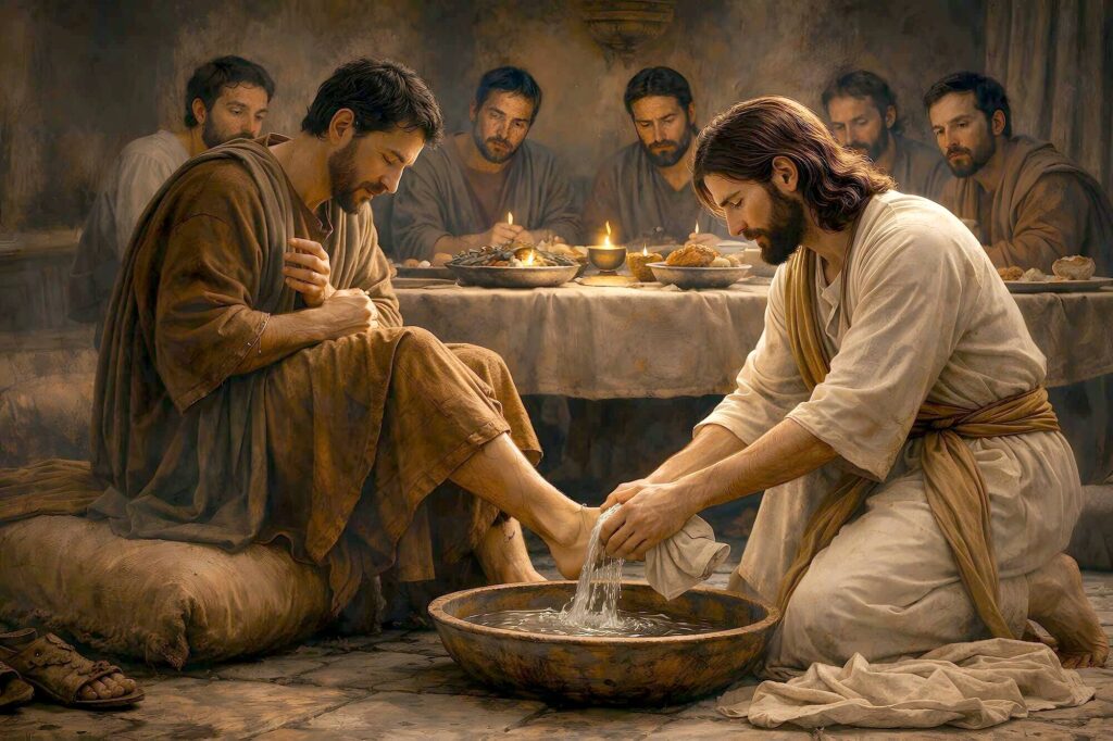 Joia Mare – spălarea picioarelor apostolilor