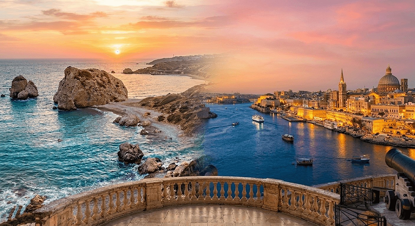 Vacanță în Cipru sau Malta – comparație între două destinații mediteraneene populare